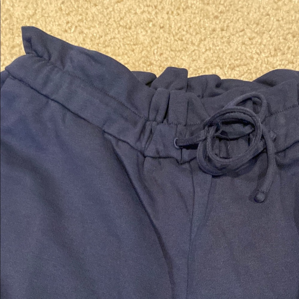 Express Blue Flare Pants with Dramatic Silhouette - Picture 5 of 10